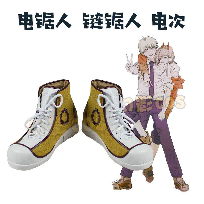 Chainsaw Man Denji Cosplay Men Boots Shoes Men Women Halloween Customized  1PAIR