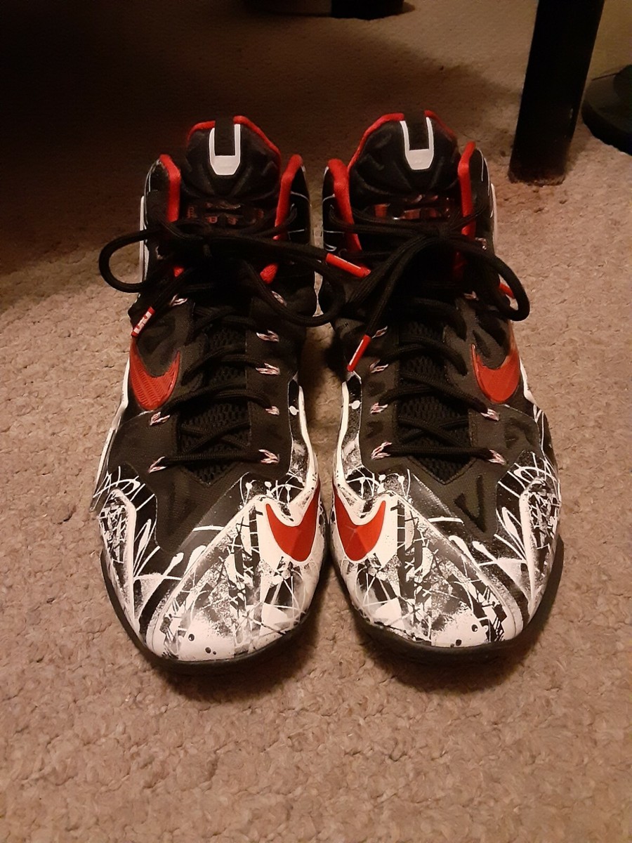 NIKE LeBron 11 'Graffiti' 29cm ナイキ レブロン Nike LeBron 11 Graffiti 616175-100 Men's Size 13 With Box | eBay