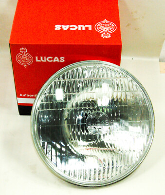 Reflektor lampe LUCAS 7'' headlamp beam unit 516812 , 553796 lens with pilot RHD