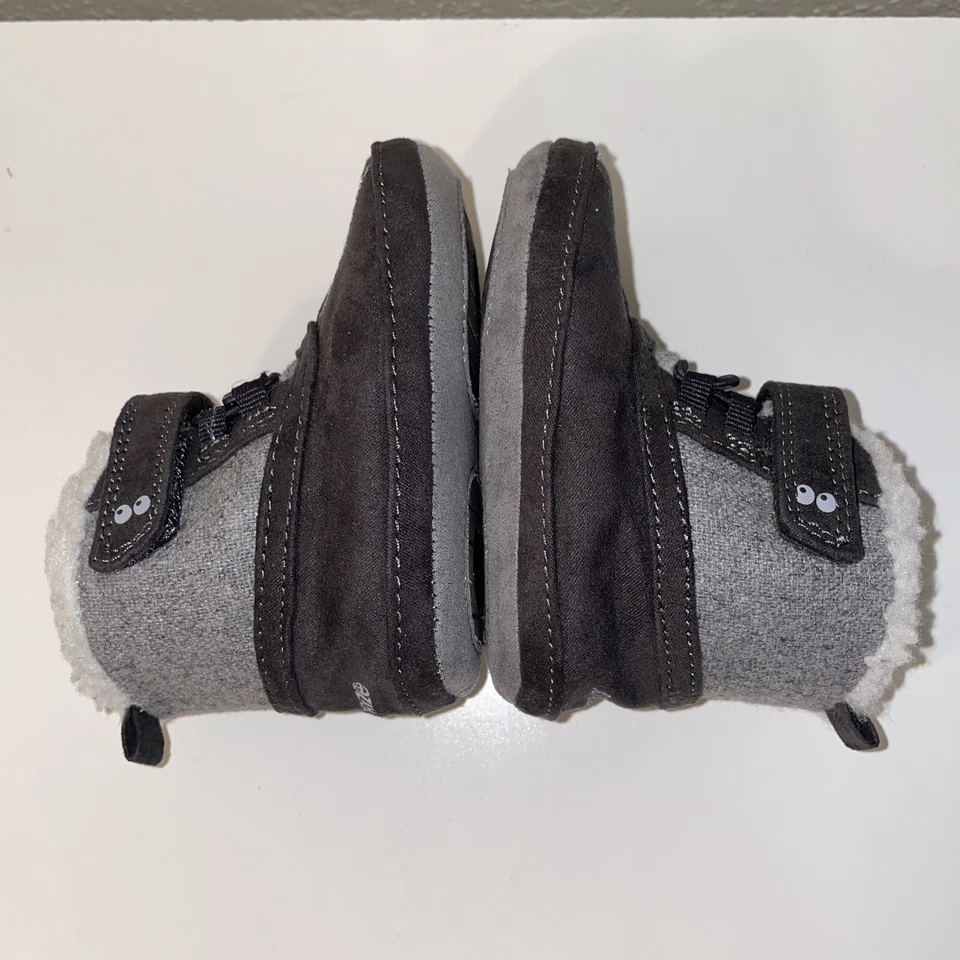Stride Rite Surprize Dean Bota Gris Niños Pequeña 6-12 Meses Bebé Botín Sin Cordones Foto 4 de 4