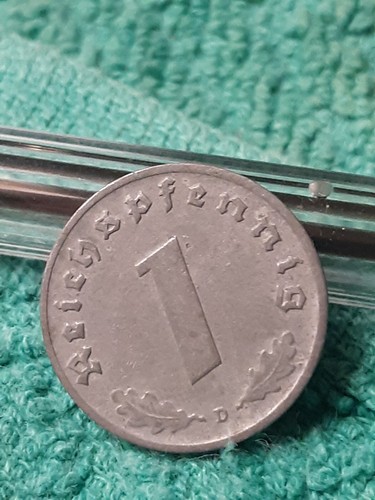 1941 WW2 1 Reichspfennig~ Germany,Circulated, 3rd Reich - Picture 10 of 20