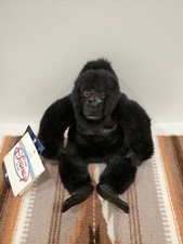 The Disney Store, Vintage "Mighty Joe Young", 8" Beanie, Black Gorilla, NWT.