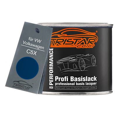 Autolack Dose spritzfertig für VW Volkswagen C5X Inky Blue Perl Basislack 0,5L