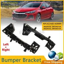 Front Outer Bumper Cover Guide Bracket LH + RH FIT For 2016-2019 Chevrolet Cruze