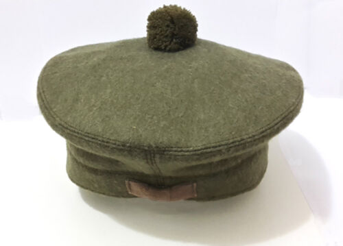 Scottish Tam O Shanter Hat Military Bonnet Beret Balmoral Army Cap Scott's Hat - Picture 2 of 4