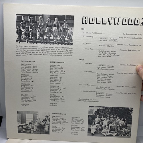The Chaffey College Jazz Ensemble – Hollywood!, Jazz NEAR MINT - Imagen 4 de 15