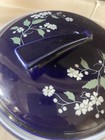 Halls Superior Quality Kitchenware Cobalt Serving Dish W/ Lid Vintage — photo 10