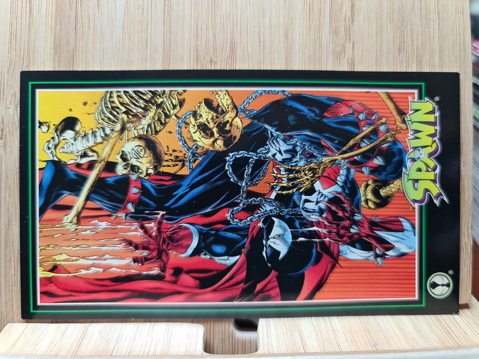 SPAWN🏆1995 WiLDSTORM #151 LARGE Trading Card🏆FREE POST