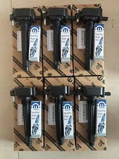 6PCS Mopar Spark Plugs & UF648 Ignition Coils For Chrysler Jeep Dodge Ram 3.6