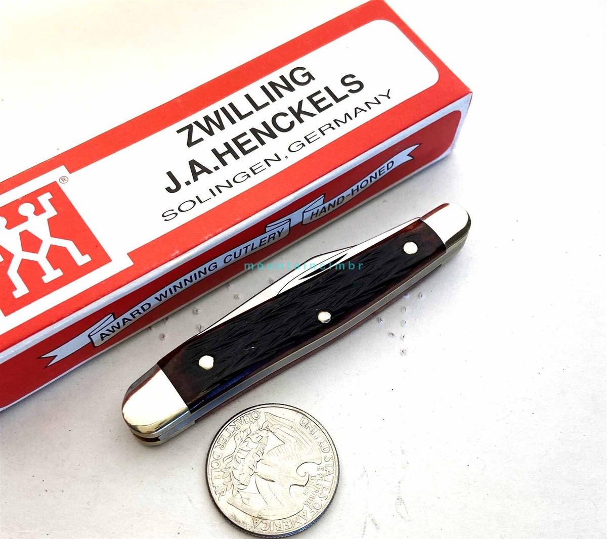 J.A.HENCKELS.SOLINGEN ゾーリンゲン ZWILLINGS Zwilling J.A. Henckels Solingen Germany RARE 4Blades Stockman