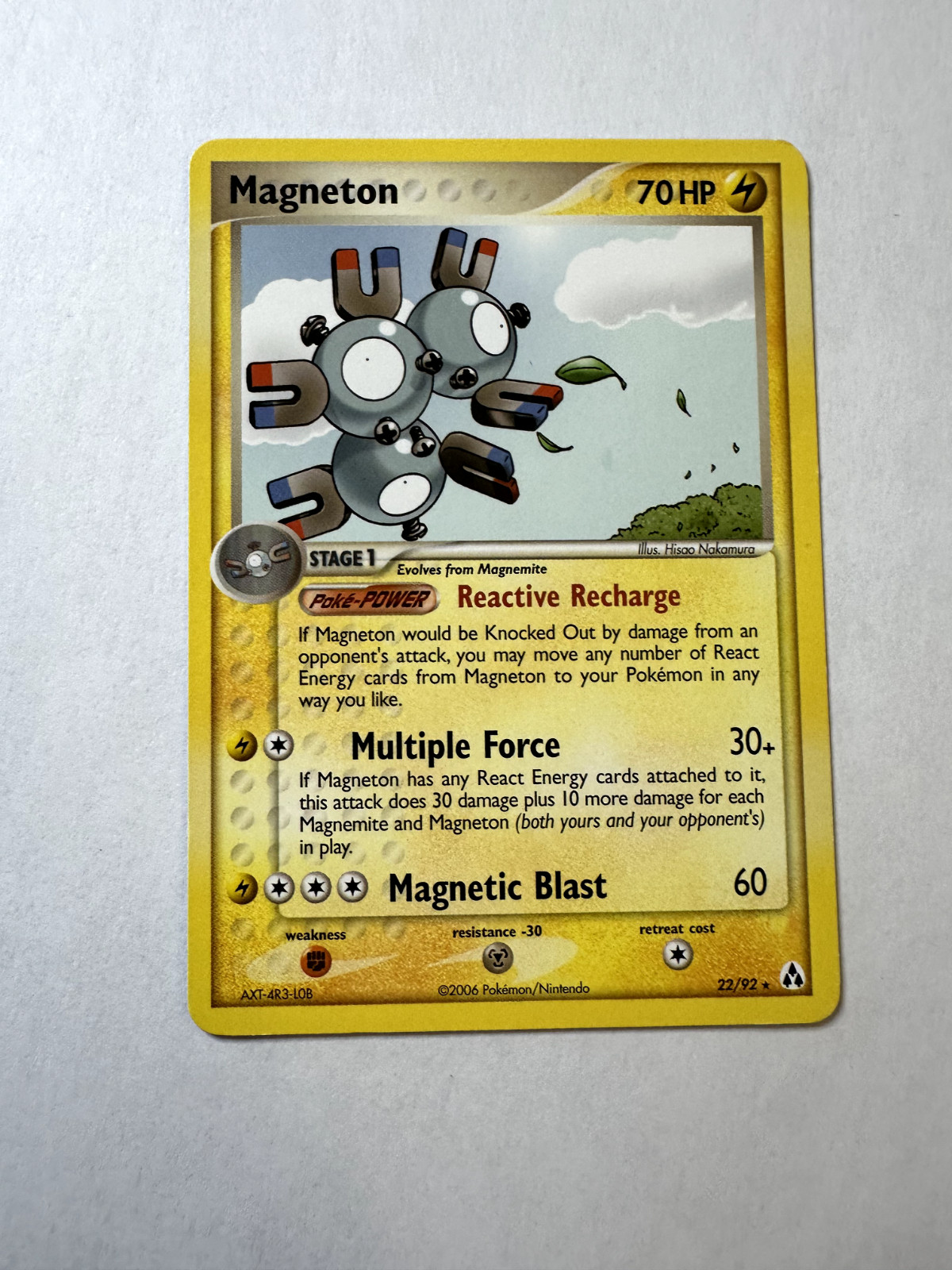 Magneton - 22/92 EX Series: Legend Maker - Rare - NM