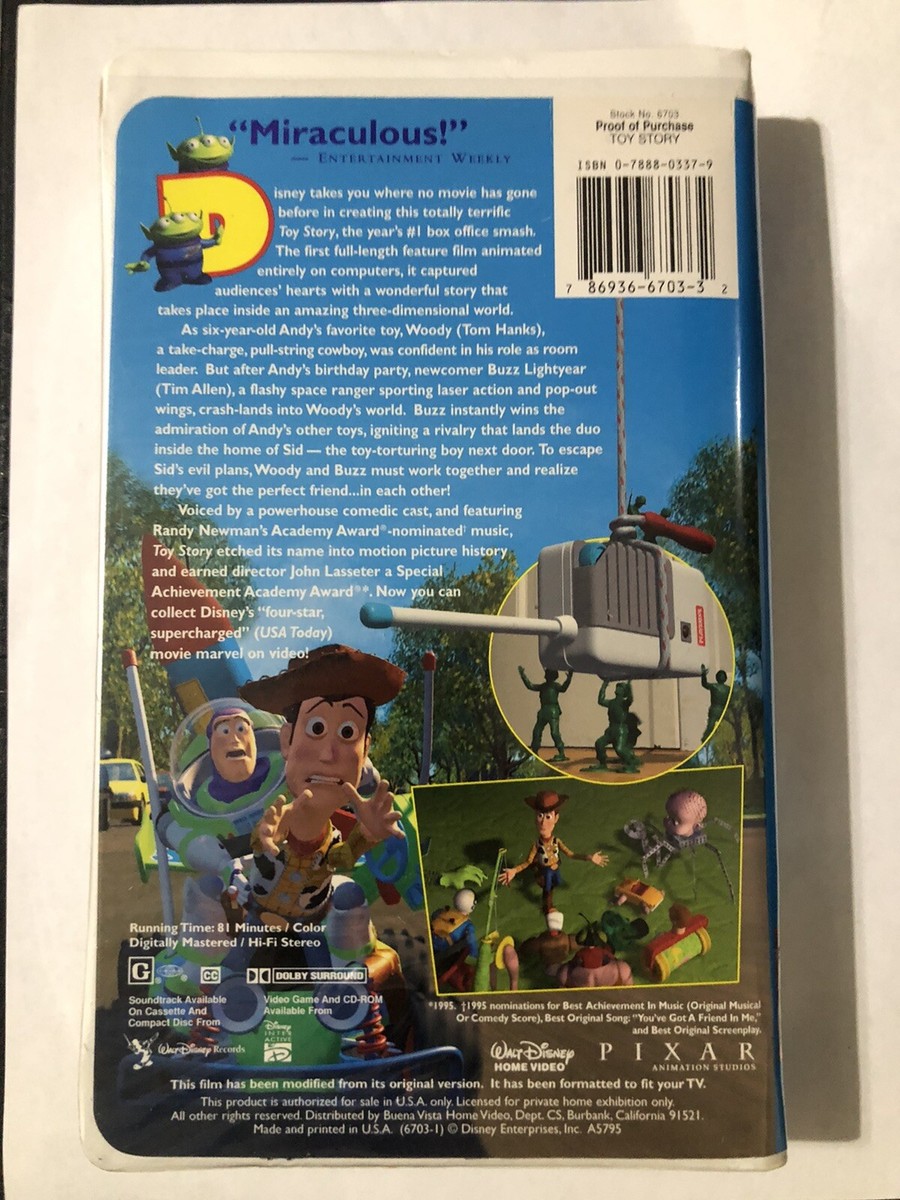 その他 Toy Story [VHS] Toy Story (VHS, 1996) - Tested GREAT! | eBay