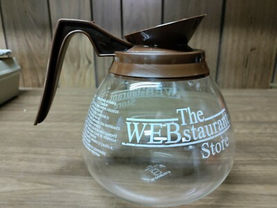  Carafe Bloomfield Schott Duran Germany Brown Handle BunnWebstaurant store Glass