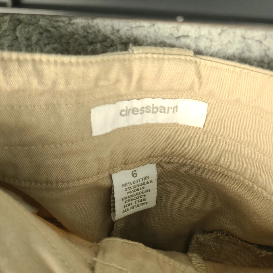 Pantalones Cortos Dressbarn Para Mujer Talla 6 Caqui Dobladillo Ancho Senderismo Carga Pantalones Cortos Bermudas Foto 3 de 4