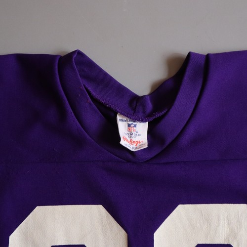 VINTAGE Rawlings Purple #28 Vikings Jersey Men's Adult Medium USA Made - Picture 6 of 8