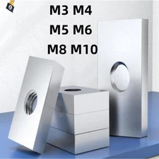M3 M4 M5 M6 M8 M10 Rectangular Nut Carbon Steel Slider Sliding Nuts Galvanized