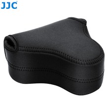 JJC Black Mirrorless Camera Pouch  Canon EOS M50 M6 Mark II +55-200mm /18-55mm