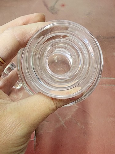 Vtg 1950's Haviland France Cut Lead Crystal Decanter With Stopper Contemporary - Picture 7 of 11