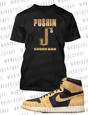 Pushin J's Everyday Graphic Sneaker Tee Shirt J1 OG Heirloom Pro Club Shaka