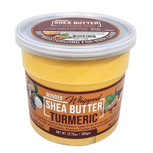 WONDER Burro di Karitè Montato Curcuma 13,75 once / 390 gm