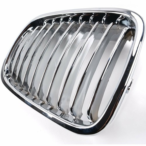 Chrome Kidney Grille Grill for BMW E46 98-01 320i 323i 325i 328i 330i 4Door AS - Picture 6 of 7