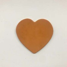 Heart Die Cut Genuine Leather Hat Patches