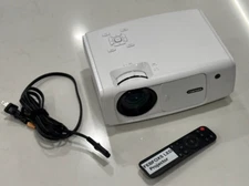 FEBFOXS LED Projector Model # JQ450 HD Video 400 Lumens Wi-Fi 10,000:1