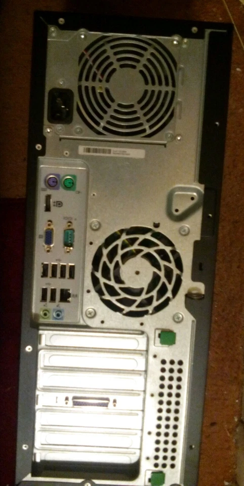 HP 8000 elite C2D win 7pro 32bit 3GHz 4GB 250Gb DVD/RW win 7pro COA, WIFI - Image 3 of 3