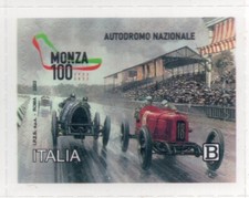 2022 ITALIA - Autodromo Nazionale di Monza 100 Anni  FRANCOBOLLO SINGOLO MNH**