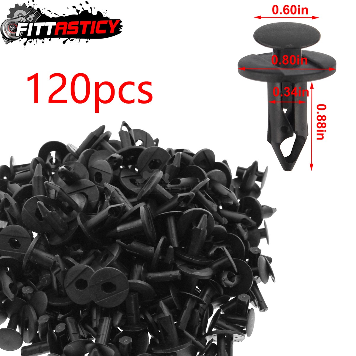120pcs for Renault 7701049271 VW 21030249 Air Baffle to Carriage