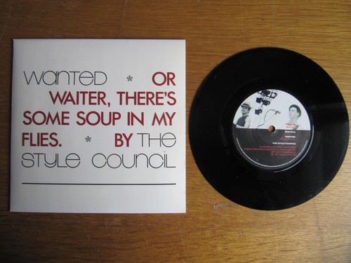 THE STYLE COUNCIL - WANTED - UK 7" VINYL SINGLE