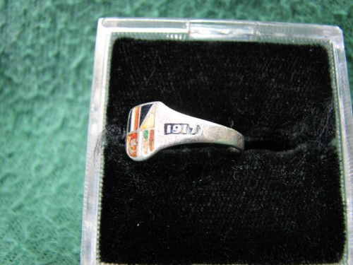 Old Germany 1914-1917 German Patriotic SILVER Ring 800 Silver Size 8 1/2 RARE - Picture 8 of 8