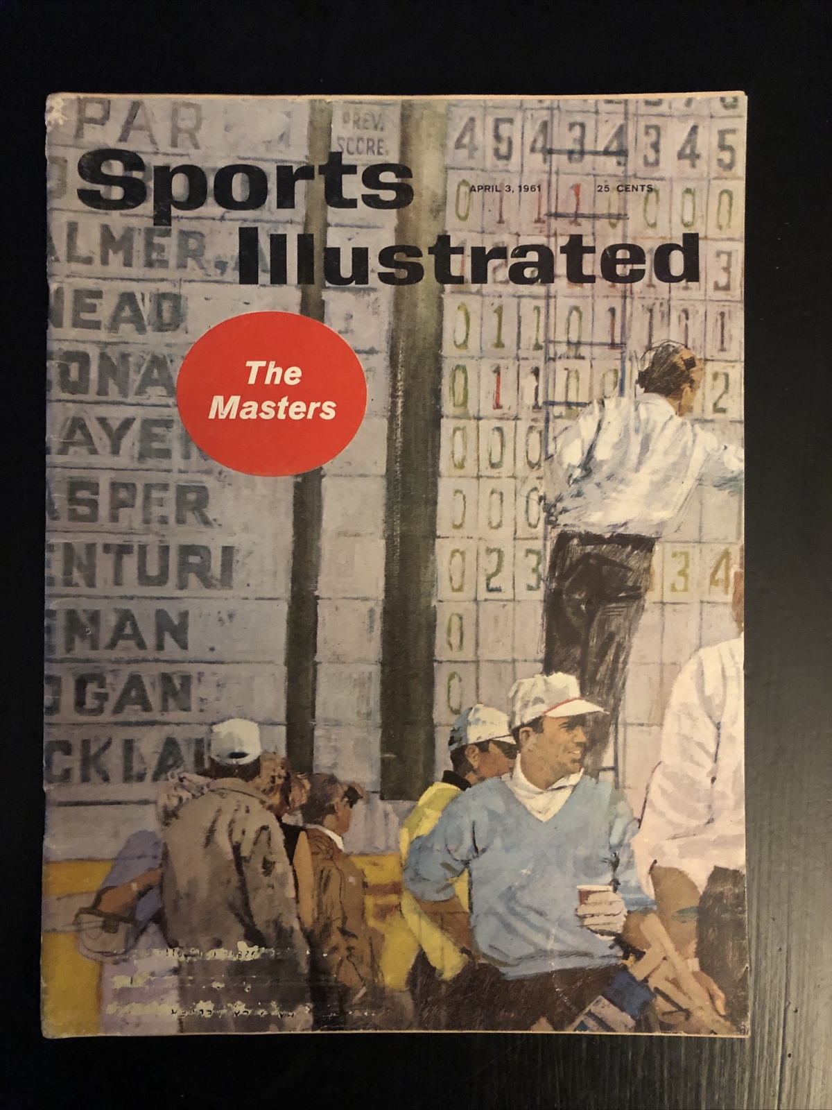 The Masters - Sports illustrated 4/3/61 - Cool Cover Art -Great For Framing!