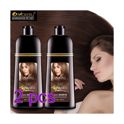 Black/Brown Hair Dye Shampoo Natural Permanent Instant Dye Hair Color Shampoo - Picture 52 of 64