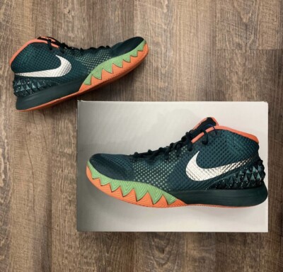 Nike Kyrie 1 Flytrap 2015 Emerald Green Size 9.5 Sneakers w/ Box 705277-313