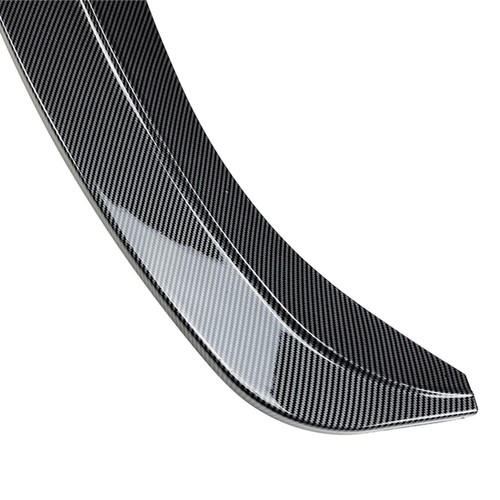 For BMW 3 Series E90 E91 320i 330i 2005-08 Front Bumper Lip Spoiler Carbon Fiber - Picture 6 of 7