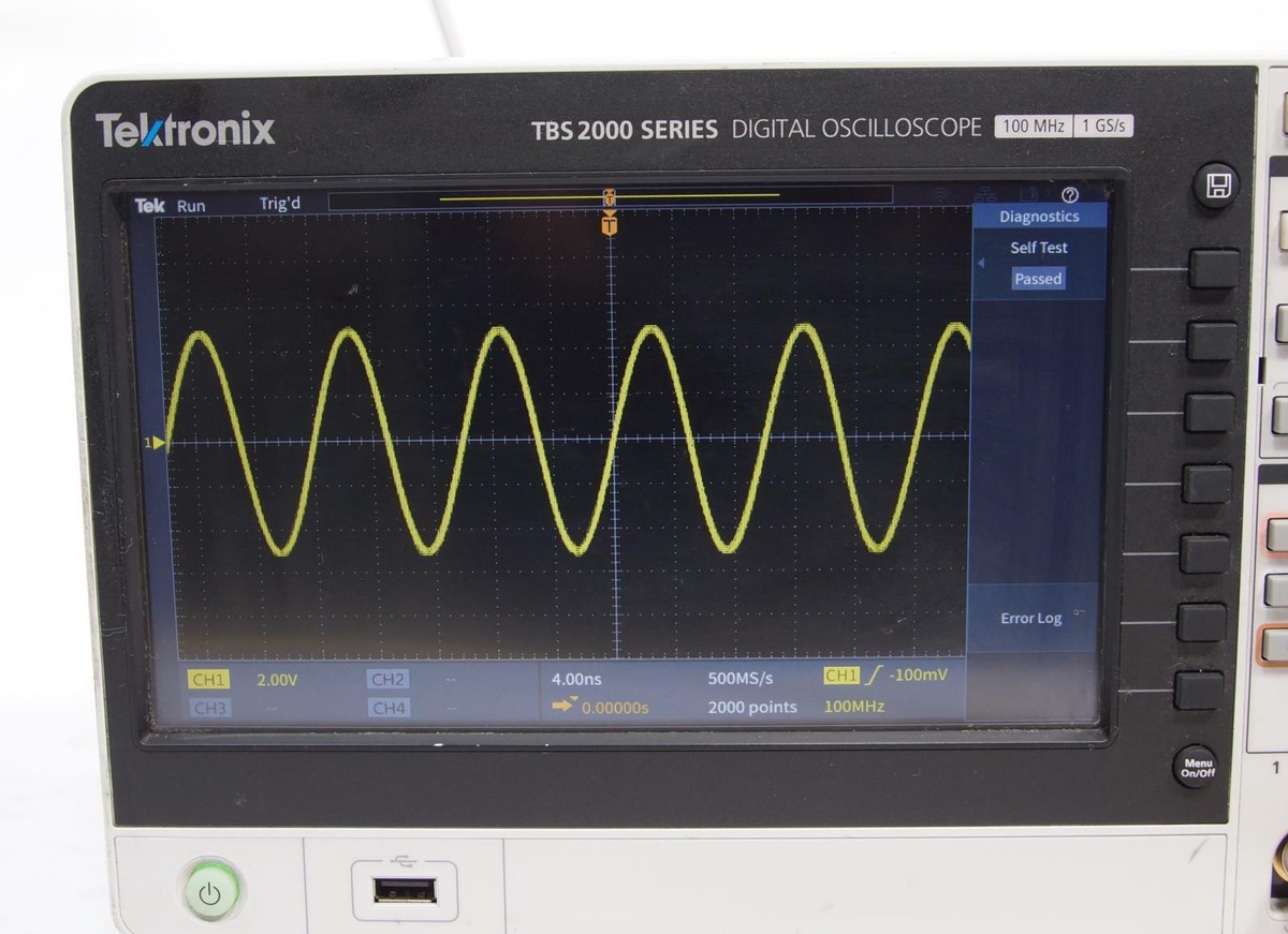 Tektronix TBS2014 100MHz 1GS/s 4-Channel Digital Oscilloscope | eBay