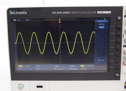 Tektronix TBS2014 100MHz 1GS/s 4-Channel Digital Oscilloscope - Picture 2 of 4