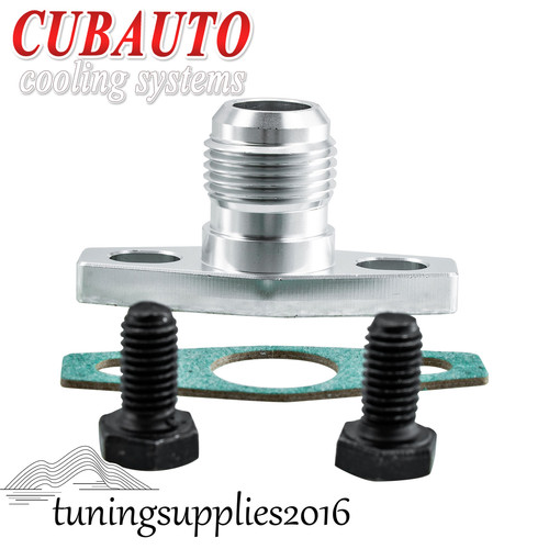 Adaptateur De Vidange Turbo AN10 - Pour GT28, GT30, GT35, T25, Etc. - Bride Aluminium