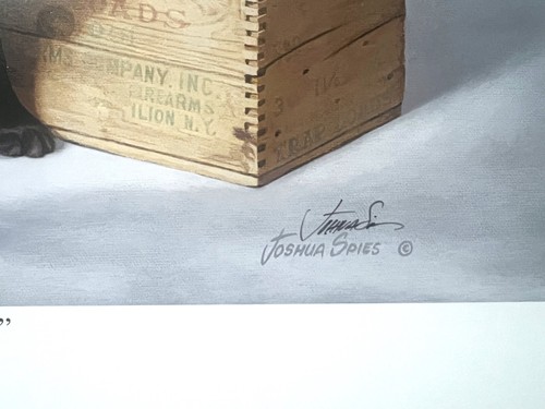 The Usual Suspects signiert # 44/200 Limited Edition Joshua Spies Hund Druck gerahmt - Bild 4 von 6