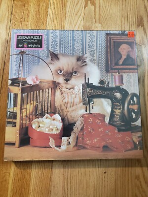 SEALED CAT TALES 533 Jigsaw Puzzle 500+ Pieces ''Miss Kitty at Home'' 1980s