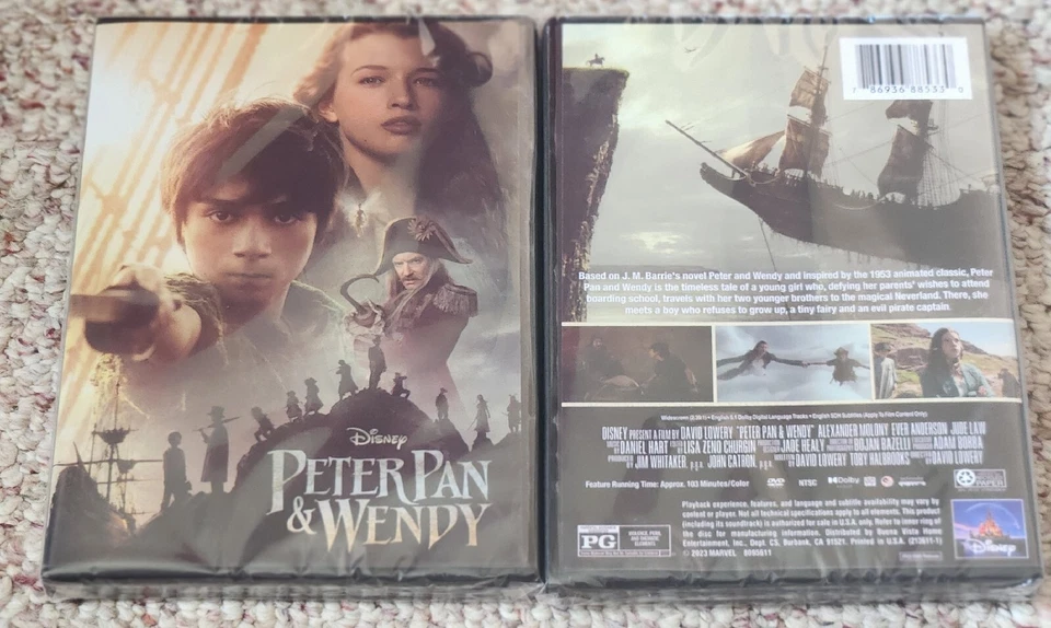 Peter Pan & Wendy (2023) New, Sealed, DVD - Bild 3 von 3