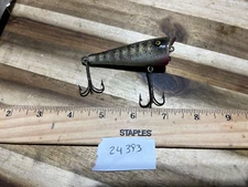 Vintage Unknown Wooden Plunker fishing lure (24393)