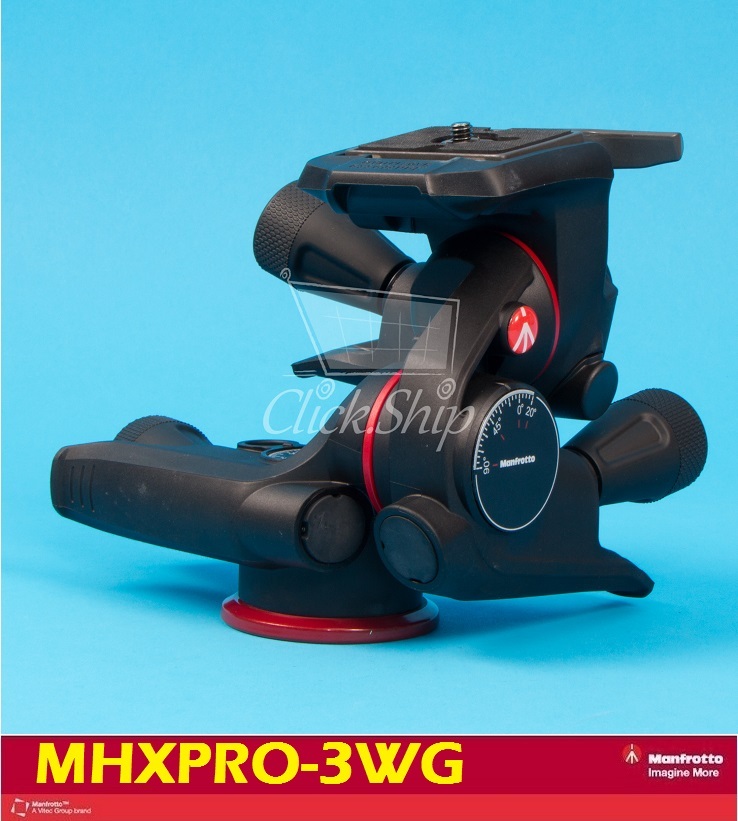 Manfrotto Mhxpro-3wg XPRO Geared Quick Release Head Black for sale 