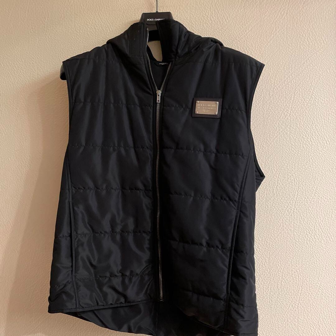 DOLCE & GABBANA Filled Vest men Color Black Size 54 G9L24T DOLCE & GABBANA Filled Vest men Color Black Size 54 G9L24T