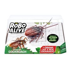 Zuru Robo Alive Scuttling Cockroach Toy Glows in the Dark Batteries Included