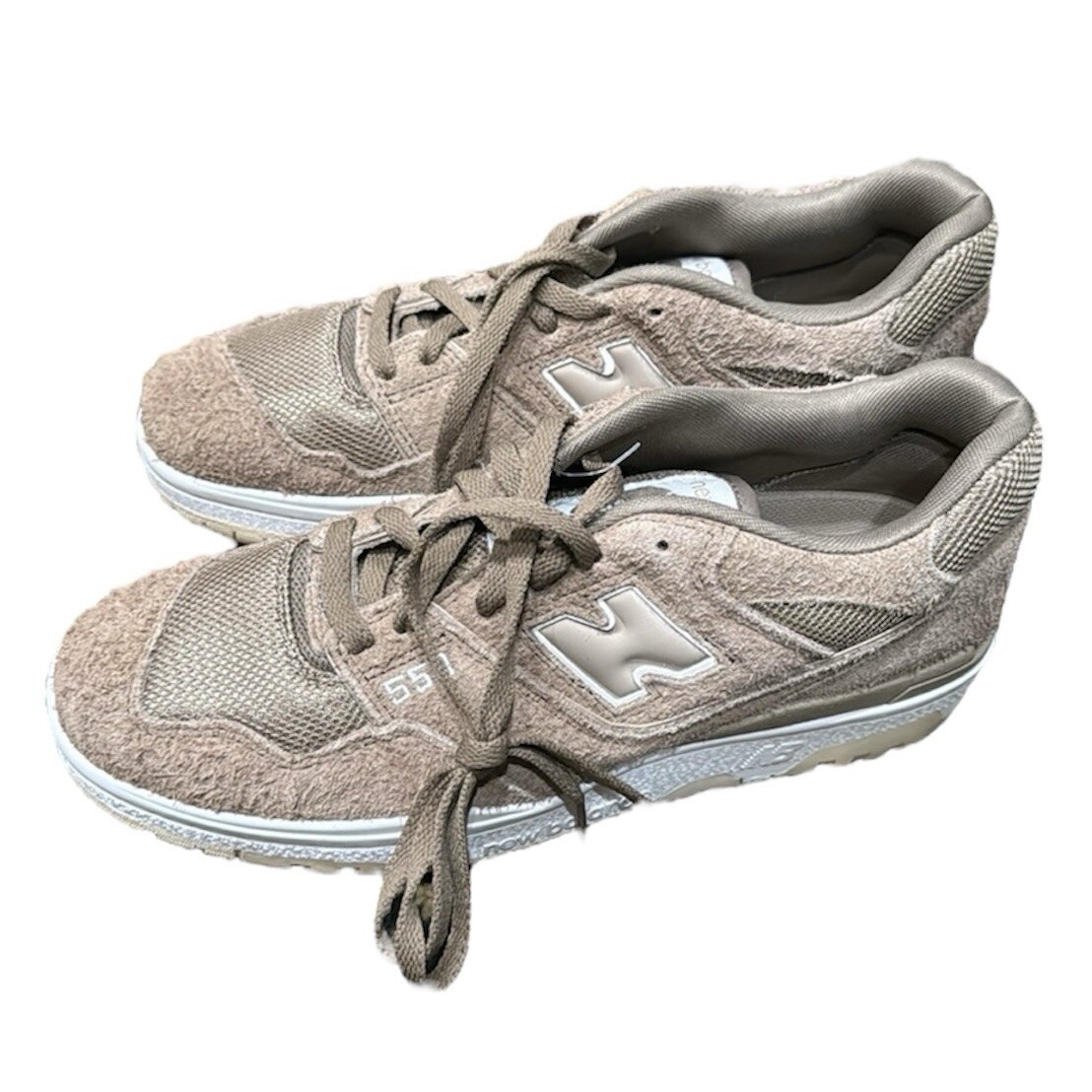 NWOB New Balance 550 suede Mushroom/Sea Salt/Macadamia Nut US mens  10