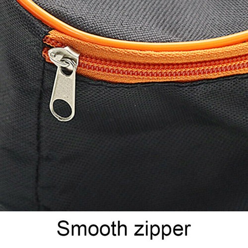 Portable Canvas Pocket Tool Roll Spanner Wrench Tool Storage Bag Case Zip Up - Foto 9 di 27