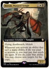 MTG Verrak, Warped Sengir *EXTENDED ART* Commander: Dominaria United 092 NM
