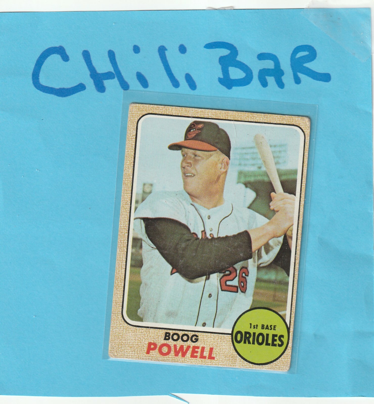 1968 TOPPS #381 BOOG POWELL VG+ ORIOLES | eBay